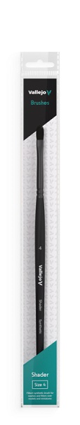 Vallejo Brush Flat Filbert Shader Synthetic No