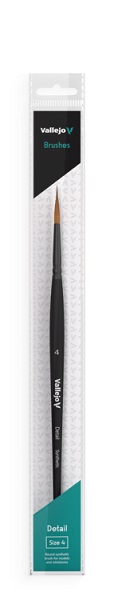 Vallejo Brush Round Synthetic Hair No