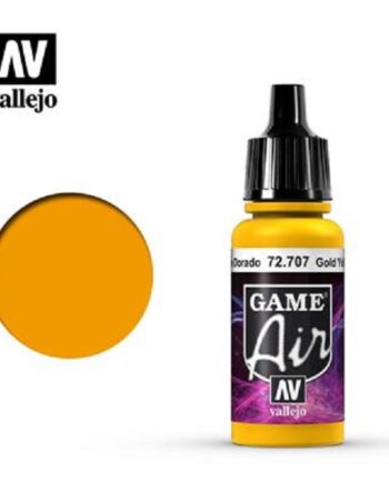 Vallejo Maling Game Air: Gold Yellow 17ml