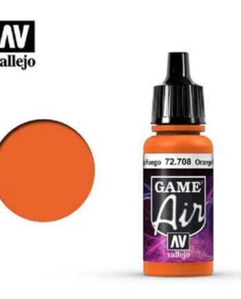 Vallejo Maling Game Air: Orange Fire 17ml