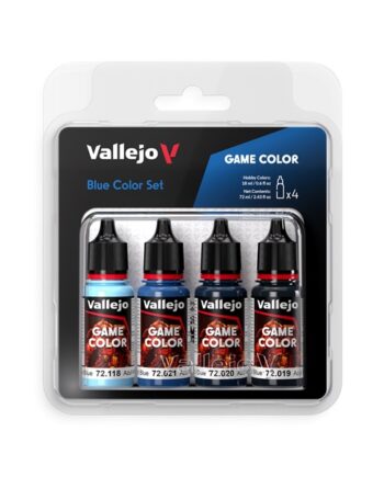 Vallejo Maling Game Color: Blue Color Set   Colors 18ml