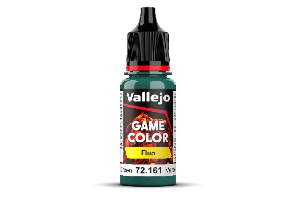 Vallejo Maling Game Color: Fluorescent Cold Green 18ml
