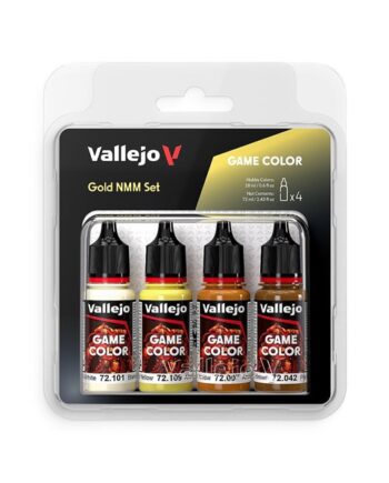 Vallejo Maling Game Color: Gold Nmm Color Set   Colors 18ml