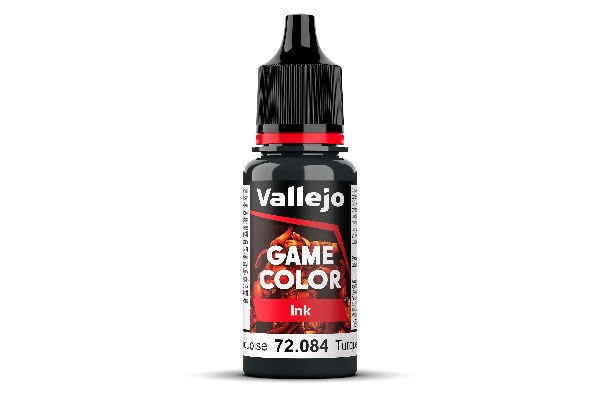 Vallejo Maling Game Color: Ink Dark Turquoise 18ml