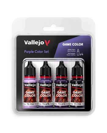Vallejo Maling Game Color: Purple Color Set   Colors 18ml