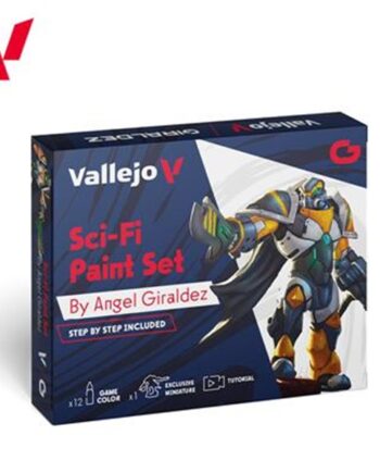 Vallejo Maling Game Color: Sci-fi Paint Set 12 Colors   Figure 18ml