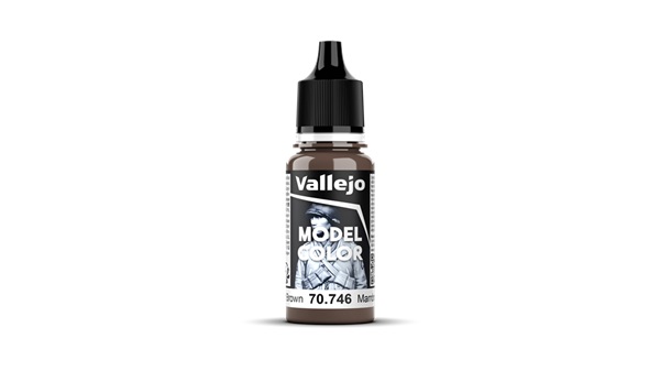Vallejo Maling Model Color: Matt 016 Chestnut Brown 18ml