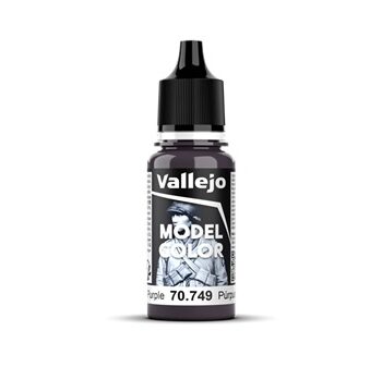 Vallejo Maling Model Color: Matt  049  Dark Purple 18ml