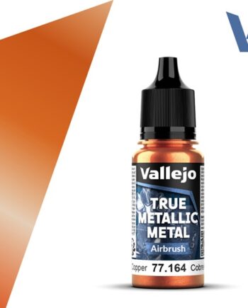 Vallejo Maling True Metallic Metal: Airbrush Ancient Copper 18ml