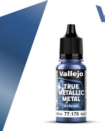 Vallejo Maling True Metallic Metal: Airbrush Ultramarine Blue 18ml