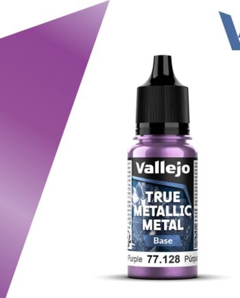 Vallejo Maling True Metallic Metal: Base Amethyst Purple 18ml