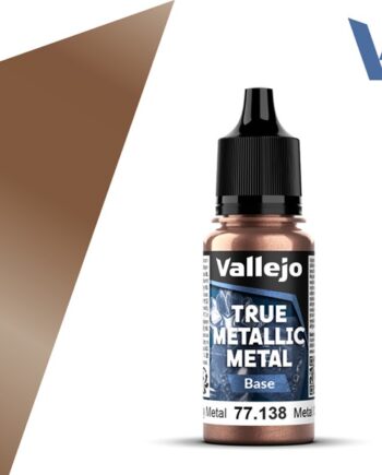 Vallejo Maling True Metallic Metal: Base Rusty Metal 18ml
