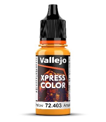Vallejo Maling Xpress Color: Xpress Color Imperial Yellow 18ml
