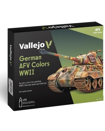 Vallejo Model Color: Paint Set Wwii German Afv Colors  16 Colors