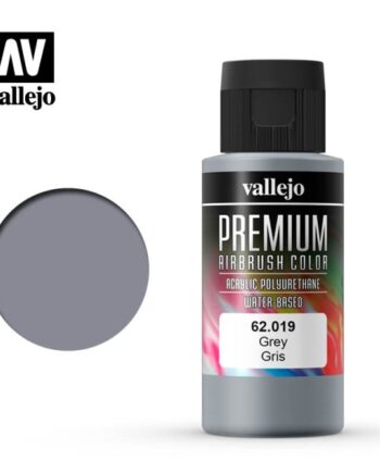 Vallejo Premium Airbrush Color: Grey 60ml