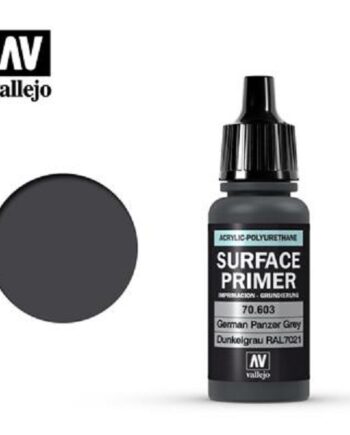 Vallejo Primer  Acrylic-polyurethane : German Panzer Grey Ral7021  17 Ml