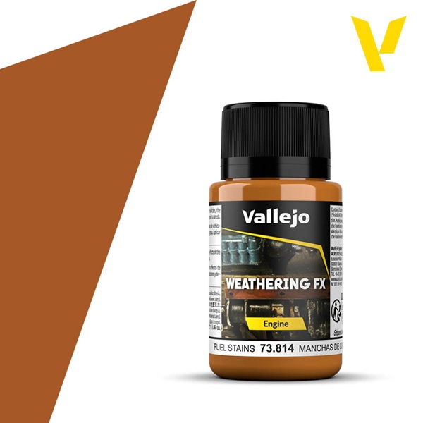 Vallejo Weathering Effects: Fuel Stains 40 Ml