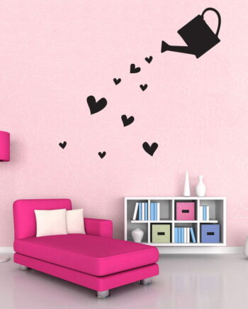 Vandkande Kærlighed Wallsticker