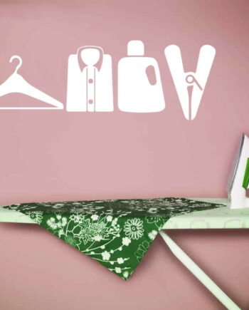 Vaskerummet Wallsticker