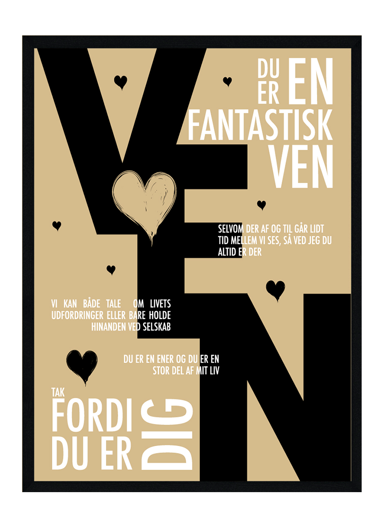 Ven Plakat Personlig Plakat