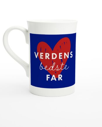Verdens Bedste Far  Porcelænskrus  295 Ml