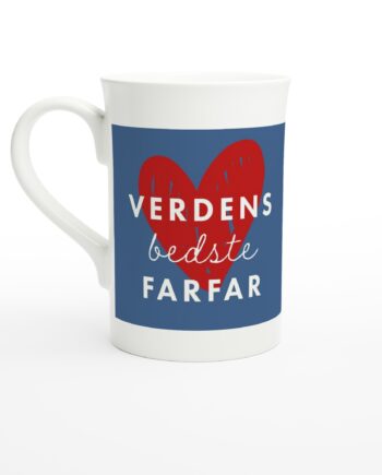 Verdens Bedste Farfar  Porcelænskrus  295 Ml