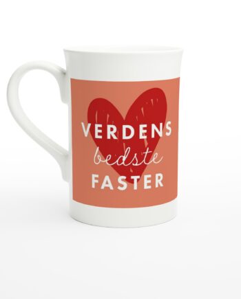 Verdens Bedste Faster  Porcelænskrus  295 Ml