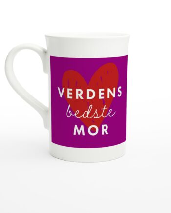 Verdens Bedste Mor  Porcelænskrus  295 Ml