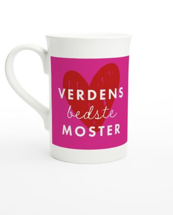 Verdens Bedste Moster  Porcelænskrus  295 Ml