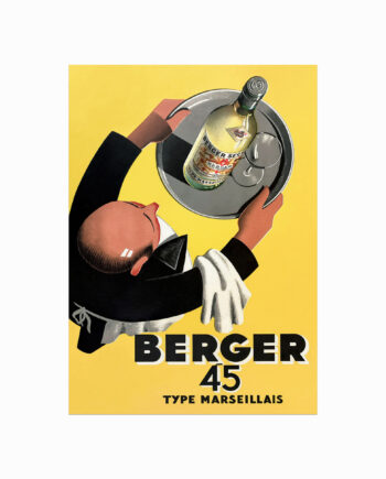 Vintage Plakat  Berger 45