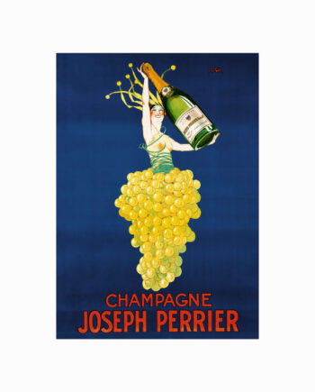 Vintage Plakat  Champagne Joseph Perrier