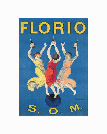 Vintage Plakat  Florio Som