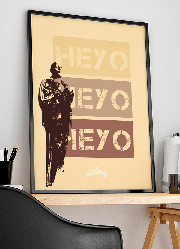 Wafande Plakat Grafisk Heyo Heyo Heyo 21   29    A4  Kr  199 -