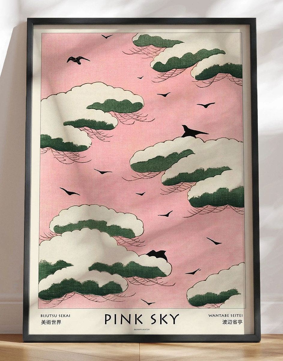 Wantabe Seitei Plakat Pink Sky