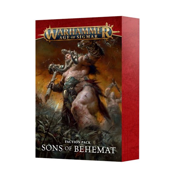 Warhammer: Age Of Sigmar 4th Edition Faction Pack: Sons Of Behemat 2024 60050299030