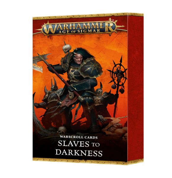Warhammer: Age Of Sigmar 4th Edition Warscroll Cards: Slaves To Darkness 2024 60050201005