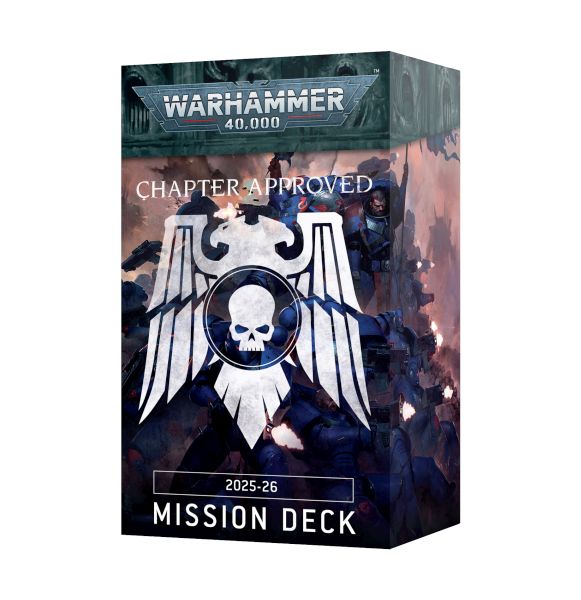 Warhammer 40 000: Mission Deck Chapter Approved 2025-26 10th Edition 60050199059