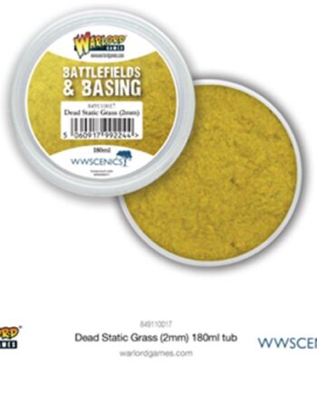 Warlord Scenics: Dead 2mm Static Grass  180ml