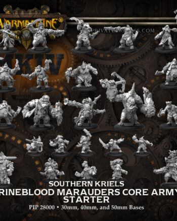 Warmachine  Mkiv  Core Army Starter Box: Southern Kriels Brineblood Marauders Pip28000