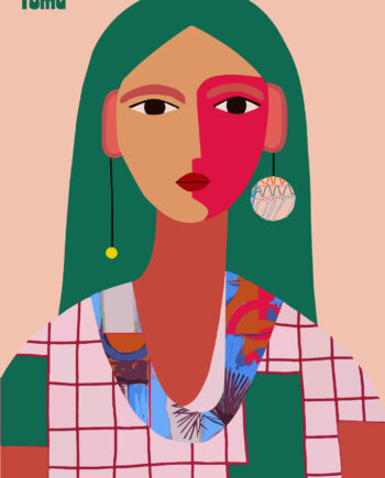Woman Green Hair Af Få Mu Illustrations