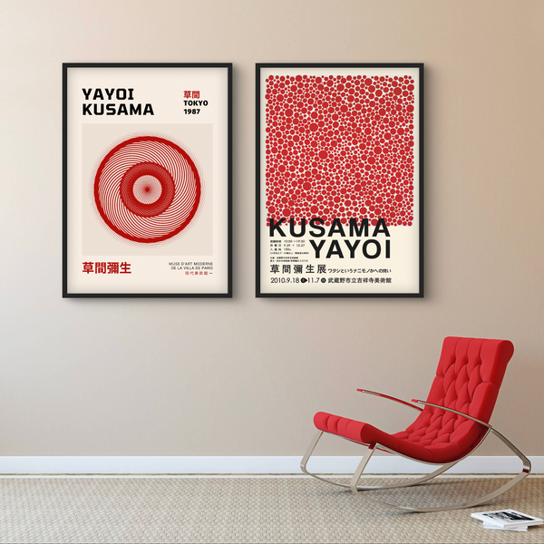 Yayoi Kusama Plakatsæt