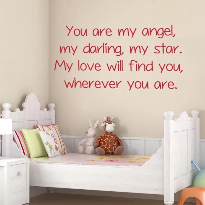You Are My Angel Wallsticker