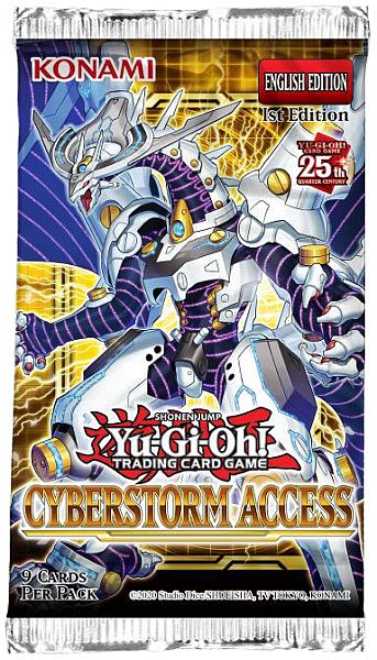Yu-gi-oh Booster Pakke Cyberstorm Access Booster Pack