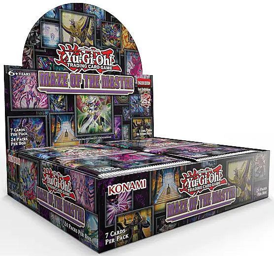 Yu-gi-oh  Booster Pakke Maze Of The Master Booster Display Box Med 24 Pakker