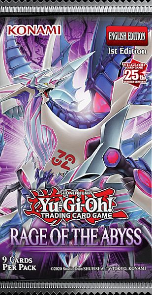 Yu-gi-oh Booster Pakke Rage Of The Abyss Booster Pack
