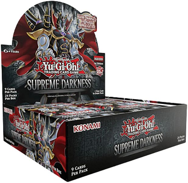 Yu-gi-oh  Booster Pakke Supreme Darkness Booster Display Box Med 24 Pakker