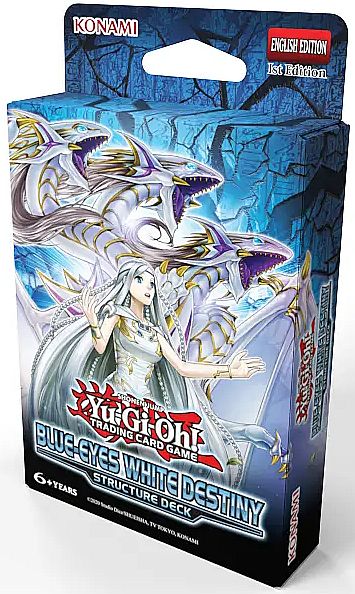Yu-gi-oh  Deck Blue-eyes White Destiny  1st Edition  Structure Deck