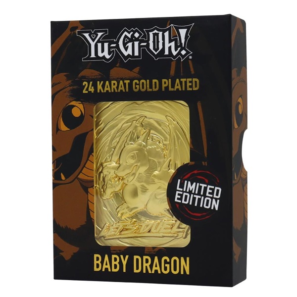 Yu-gi-oh Limited Edition Gold-plated Collectible Card: Baby Dragon