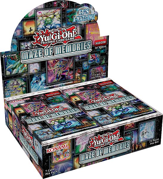 Yu-gi-oh Maze Of Memories Booster Box Display 24 Pakker