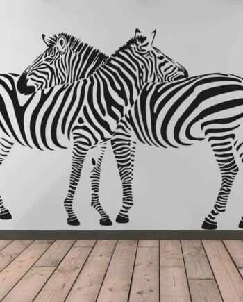 Zebra Love Wallsticker